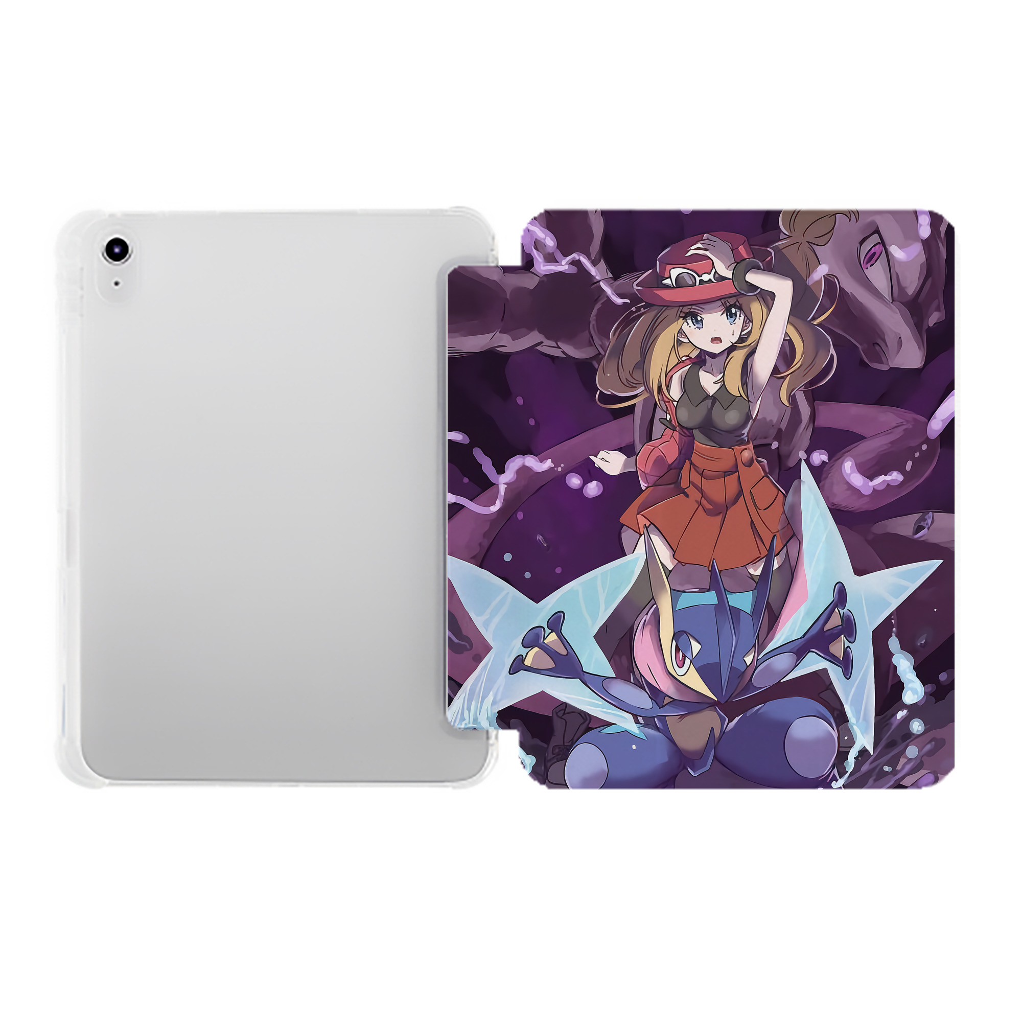 （画像用） ポケットモンスター Pokémon IPad ケース ペン収納付き 三つ折りスタンド PUレザー×シリコン 対応機種9.5/10.5/10.9インチ